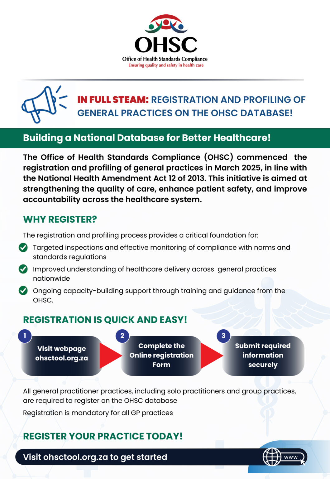IN FULL STREAM: Registration and Profiling of General Practices on the ...