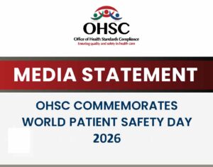 OHSC commemorates World Patient Safety Day 2026, highlighting the importance of sustaining safe care throughout the patient journey
